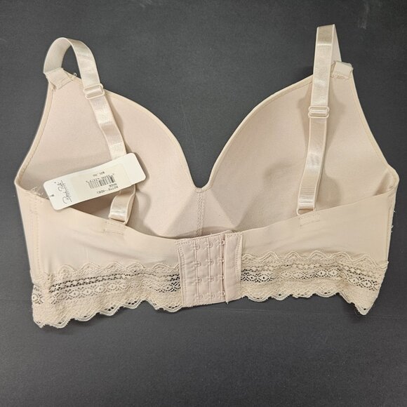 Rene Rofe Sz 36D Women Lingerie Nude Wireless Lightly Padded Contour/T-shirt Bra - Picture 3 of 9